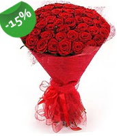 51 adet kırmızı gül buketi özel hissedenlere  Şırnak internetten çiçek siparişi 