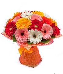 Renkli gerbera buketi  Şırnak çiçek servisi , çiçekçi adresleri 